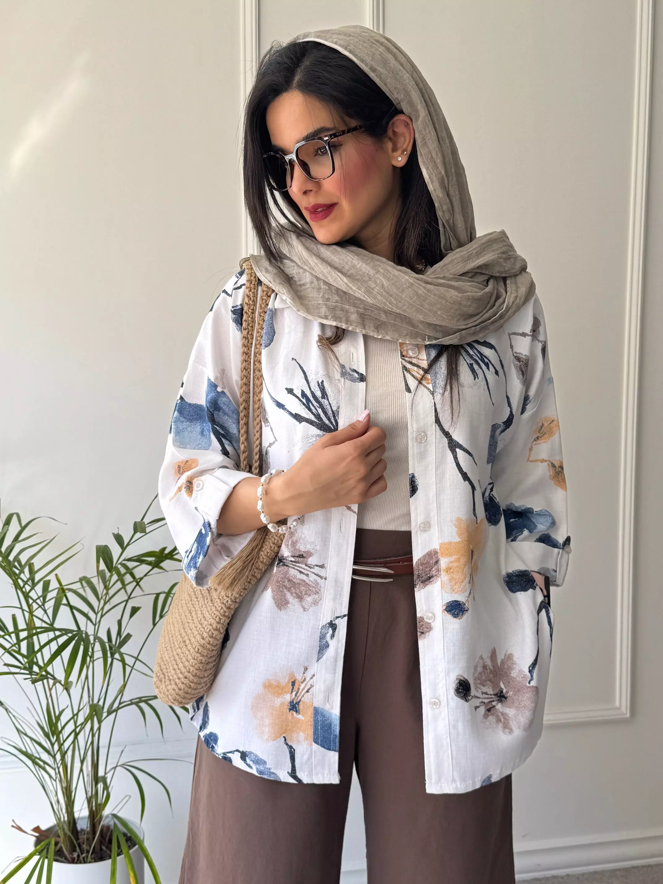 مانتو شومیزی گندم